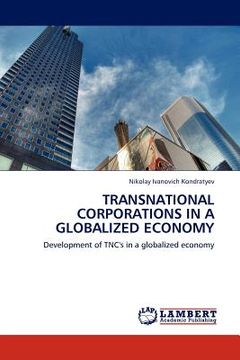 portada transnational corporations in a globalized economy (en Inglés)