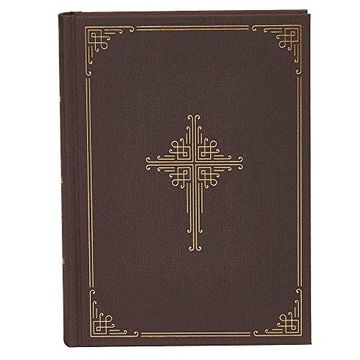 portada Csb Ancient Faith Study Bible, Brown Cloth-Over-Board: Black Letter, Church Fathers, Study Notes and Commentary, Ribbon Marker, Sewn Binding, Easy-To-Read Bible Serif Type (en Inglés)