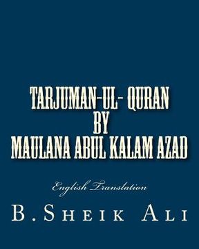 portada Tarjuman-ul- Quran (en Inglés)
