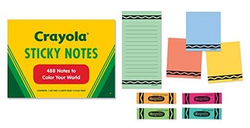 portada Crayola Sticky Notes: 488 Notes to Color Your World (en Inglés)