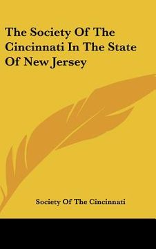 portada the society of the cincinnati in the state of new jersey (en Inglés)