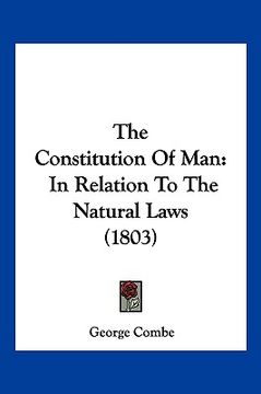 portada the constitution of man: in relation to the natural laws (1803) (en Inglés)