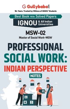 portada MSW-02 Professional Social Work: Indian Perspectives (en Inglés)