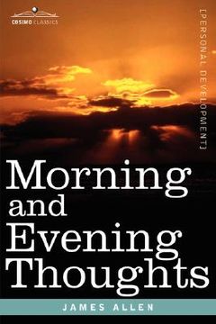 portada morning and evening thoughts (en Inglés)