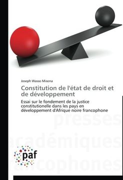 portada Constitution de L'Etat de Droit Et de Developpement