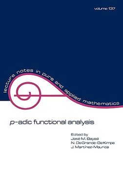 portada p-adic function analysis (en Inglés)