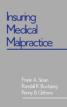 portada Insuring Medical Malpractice (en Inglés)