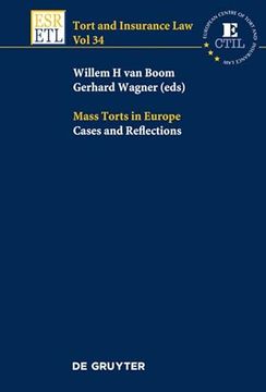 portada Mass Torts in Europe Cases and Reflections 