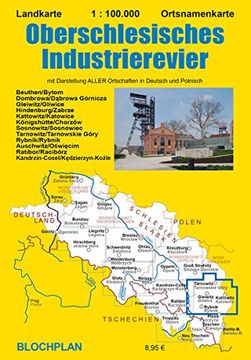 portada Landkarte Oberschlesisches Industrierevier 1: 100 000