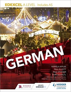 portada Edexcel a Level German (Includes As) (in English)