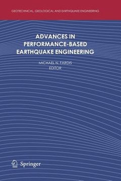 portada advances in performance-based earthquake engineering (en Inglés)