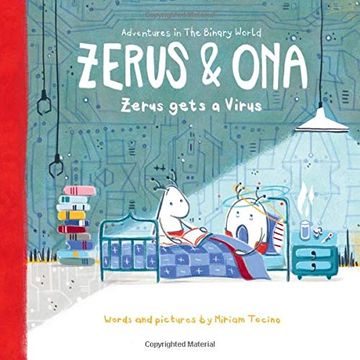 portada Zerus & Ona: Zerus Gets a Virus (Zerus & Ona: Adventures in the Binary World) (en Inglés)