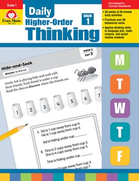 portada Daily Higher-Order Thinking, Grade 1 (in English)