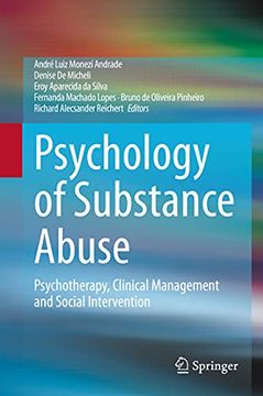 portada Psychology of Substance Abuse: Psychotherapy, Clinical Management and Social Intervention (in English)