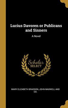 portada Lucius Davoren or Publicans and Sinners: A Novel 