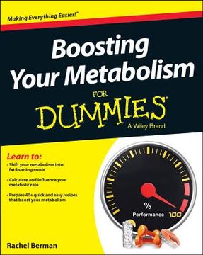 portada boosting your metabolism for dummies (in English)