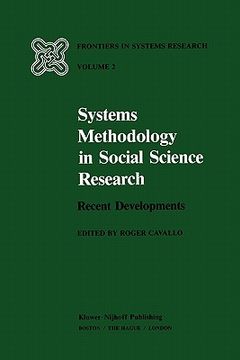 portada systems methodology in social science research: recent developments (en Inglés)