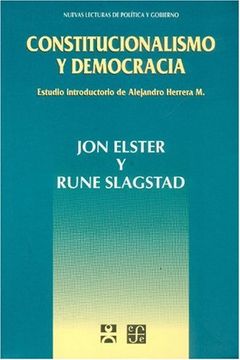 portada Constitucionalismo y Democracia (in Spanish)