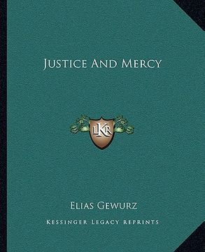 portada justice and mercy (en Inglés)