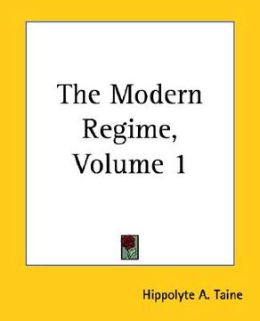 portada the modern regime, volume 1