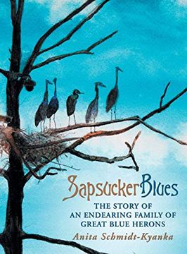 portada Sapsucker Blues: The Story of an Endearing Family of Great Blue Herons (en Inglés)