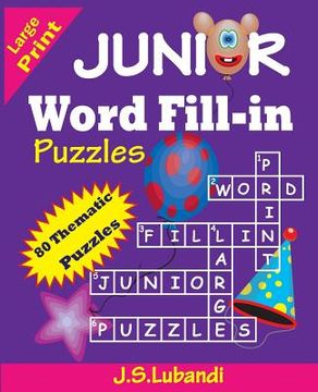 portada JUNIOR Word Fill-in Puzzles