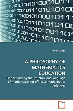 portada a philosophy of mathematics education (en Inglés)