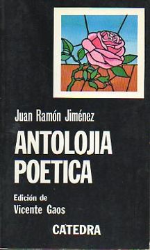 portada antolojía poética. edición de vicente gaos. 5ª ed.