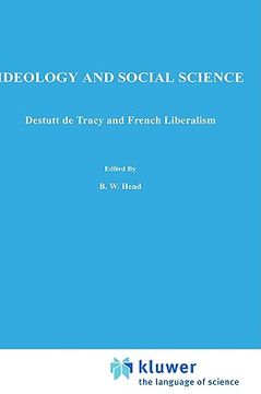 portada ideology and social science: destutt de tracy and french liberalism (en Inglés)