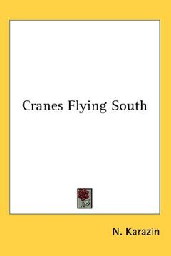 portada cranes flying south (en Inglés)