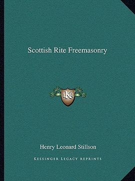 portada scottish rite freemasonry (en Inglés)