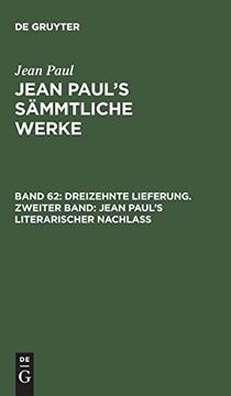 portada Jean Paul's Literarischer Nachlas (en Alemán)