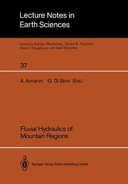 portada fluvial hydraulics of mountain regions (en Inglés)
