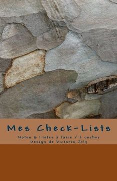 portada Mes Check-Lists: Notes & Listes a faire / a cocher - Design Marron (French Edition)