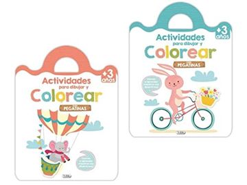 portada Actividades para Dibujar y Colorear con Pegatinas (in Spanish)