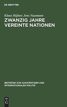 portada Zwanzig Jahre Vereinte Nationen (en Alemán)