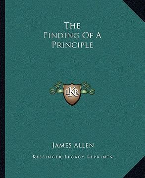 portada the finding of a principle