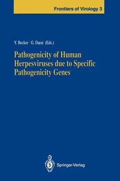 portada pathogenicity of human herpesviruses due to specific pathogenicity genes (en Inglés)