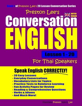 portada Preston Lee's Conversation English For Thai Speakers Lesson 1 - 20 (British Version) (en Inglés)