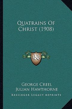 portada quatrains of christ (1908) (en Inglés)