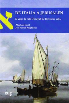 portada De Italia a Jerusalén: El Viaje de Rabí Obadyah de Bertinoro 1489 (Textos (in Spanish)