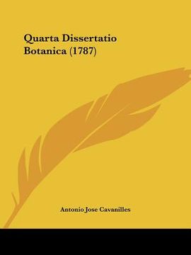 portada Quarta Dissertatio Botanica (1787) (in Latin)