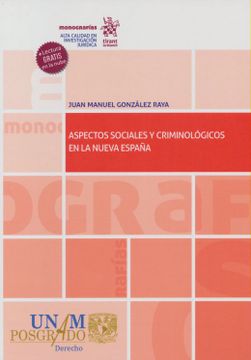 portada Aspectos Sociales y Criminológicos en la Nueva España