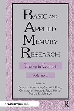 portada Basic and Applied Memory Research: Volume 1: Theory in Context (Drugs and the Pharmaceutical) (in English)
