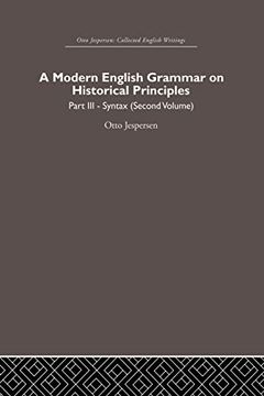 portada A Modern English Grammar on Historical Principles: Volume 3 (in English)