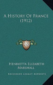 portada a history of france (1912) (en Inglés)