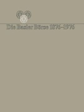 portada die basler barse 1876-1976 (en Alemán)