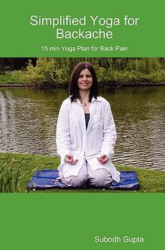 portada simplified yoga for backache