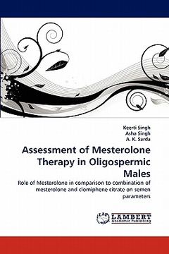 portada assessment of mesterolone therapy in oligospermic males (en Inglés)