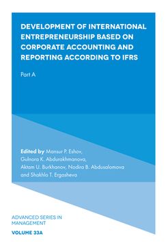 portada Development of International Entrepreneurship Based on Corporate Accounting and Reporting According to Ifrs: Part a (en Inglés)